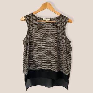Olive & Oak Sleeveless Patterned Top